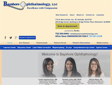 Tablet Screenshot of bayshoreophthalmology.com